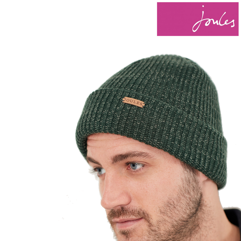 Joules Thornton Twisted Yarn Beanie - Racing Green-3
